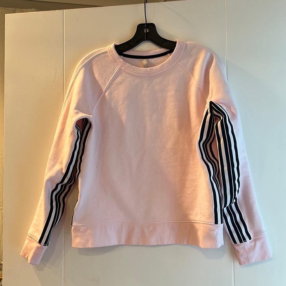 Athleta pink sweatshirt.
